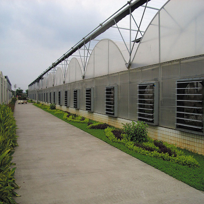 方形不锈钢叶片带自动百叶防爆轴流风机厂